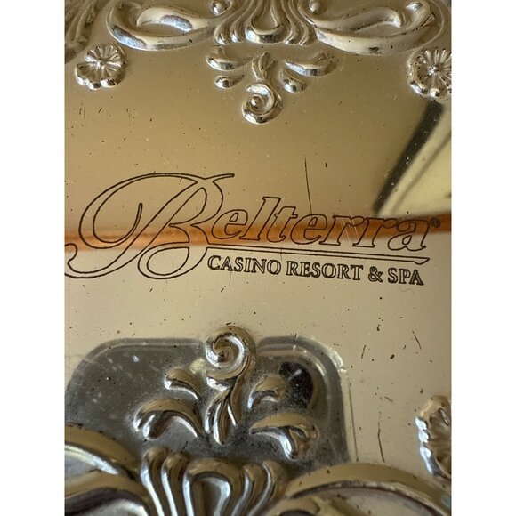 Silver-Plated Godinger Silver Art Vanity Set Comb & Photo Frame Belltera Casino - Picture 6 of 16